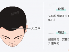 天靈穴，天靈穴準確位置圖和作用及功效